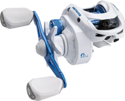 Naturgo Centron Lite Baitcasting Fishing Reel – Lightweight, Glass Fiber Infused Nylon Frame – 7.6 OZ – 5 + 1 Anti-Reverse Ball Bearings, 7.1:1 High-Speed Gear Ratio Fishing Reel with Compact Design