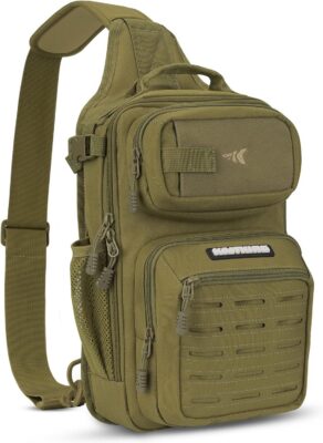 Naturgo BlowBak Tactical Sling Tackle Bag-Lightweight Fishing Backpack Storge Fishing Gear and Equipment,Gift for Men