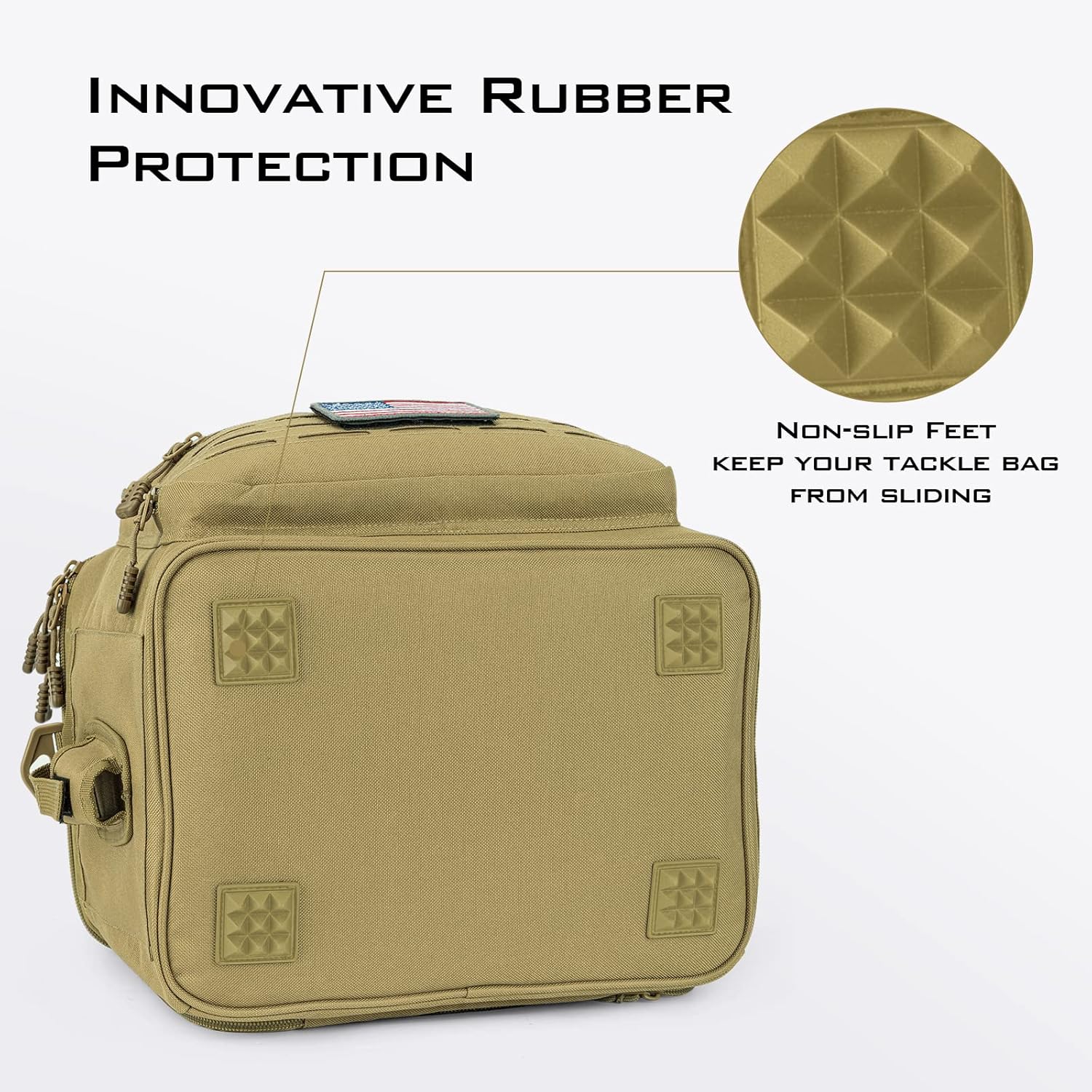 Naturgo Karryall Fishing Tackle Bags with 4 * 3600 Tackle Trays - Saltwater & Freshwater Fishing Gear Storage - 图片 3