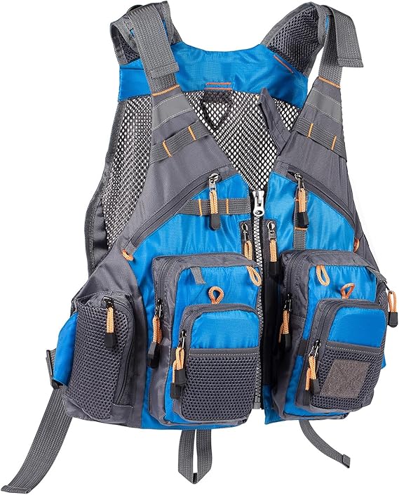 Naturgo Strap Fishing Vest Adjustable for Men and Women, for Fly Bass Fishing and Outdoor Activities - 图片 4